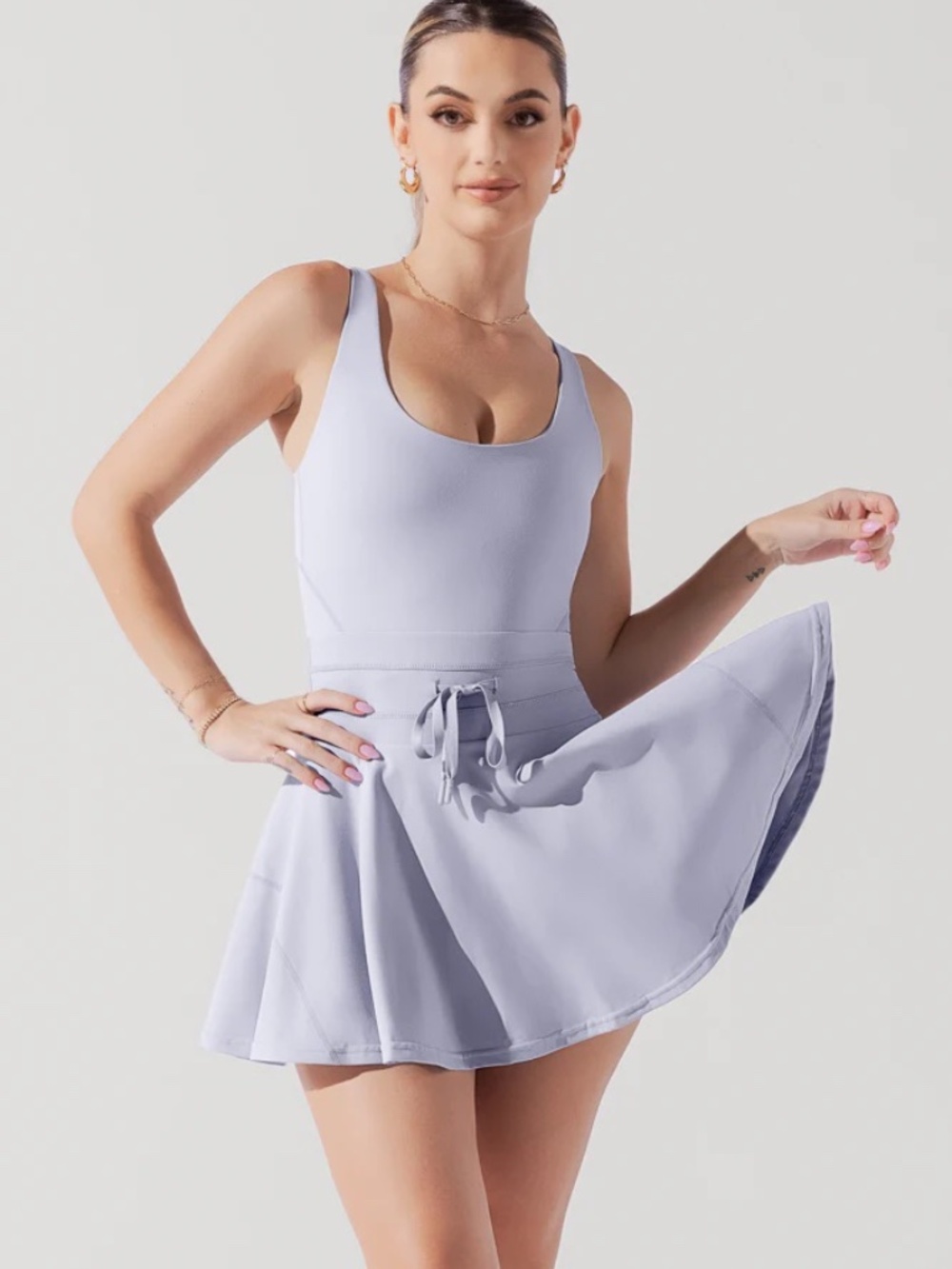 NWT Popfit Twirl Dress - Country Blue